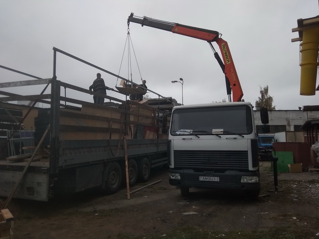 Аренда крана манипулятора Полоцк Новополоцк